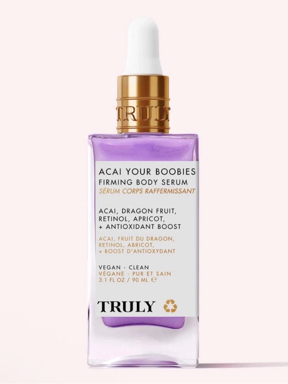 Truly Beauty “Acai Your Boobies” Firming Body Serum – full size (3.1 oz / 90 mL)